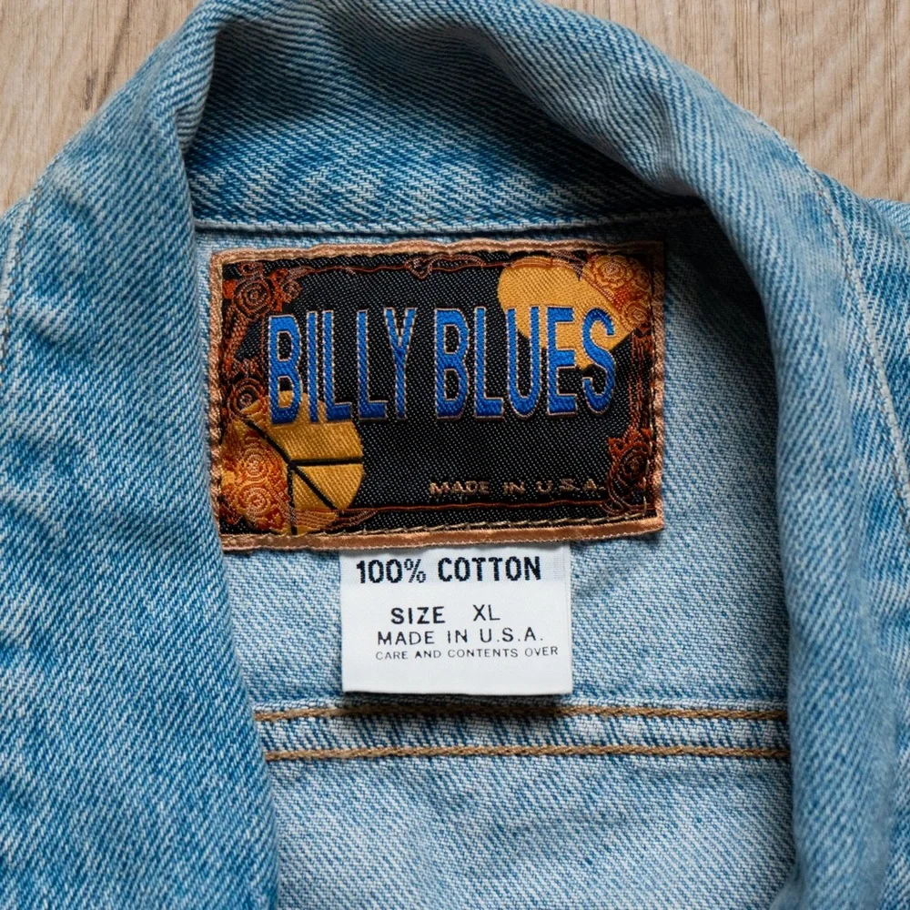 BILLY BLUES Vintage denim jacket - Picture 2 of 7